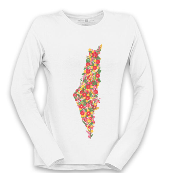 Floral Palestine Map Thumbnail