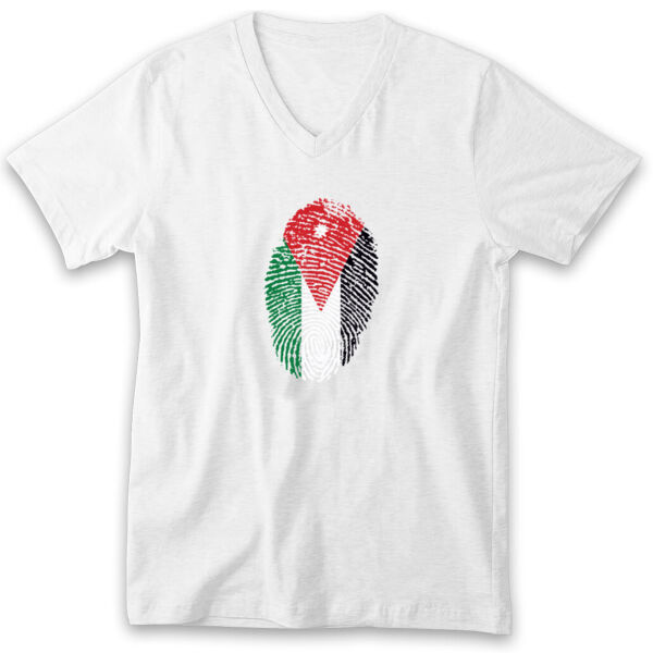 Jordan Fingerprint V-neck Tshirt Thumbnail