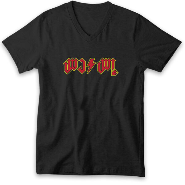 AC DC V-neck Tshirt Thumbnail