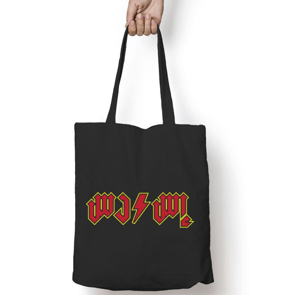 AC DC Tote Bag With Pocket Thumbnail
