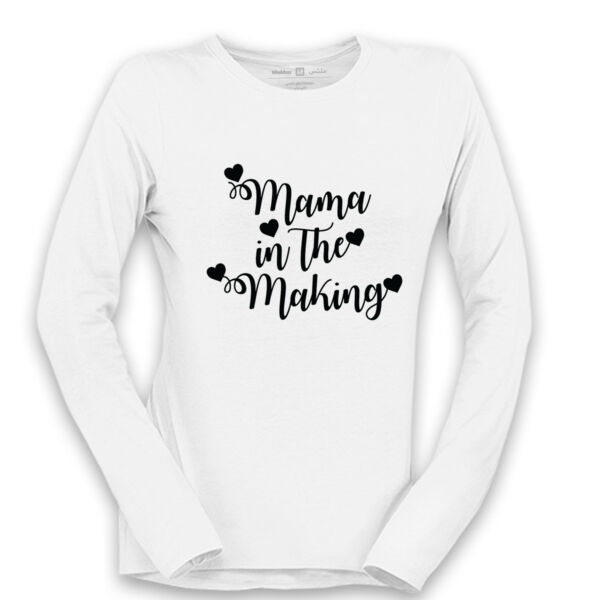 Pregnant Lady Long Sleeve Shirt Thumbnail