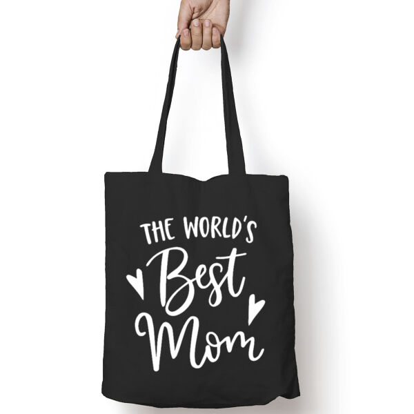 World Best Mom Tote Bag Thumbnail