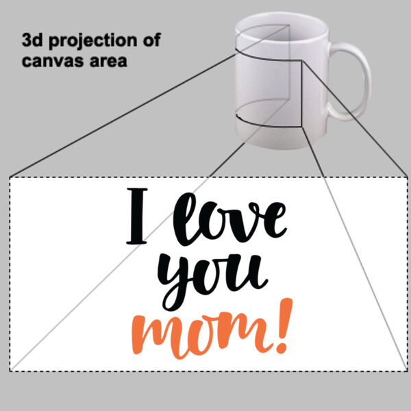 I Love You Mom Mug Thumbnail