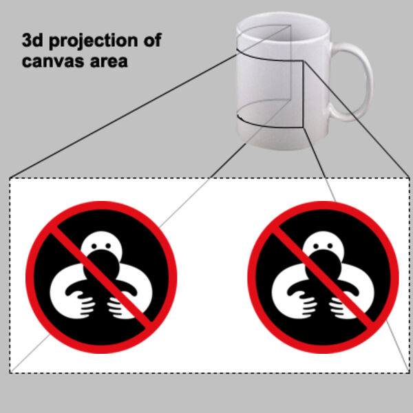 No Hugging Mug Thumbnail