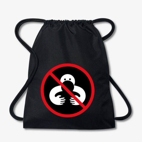 No Hugging Gym bag Thumbnail