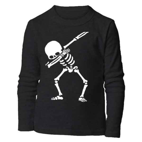 Skeleton Dabbing Long Sleeve Shirt Thumbnail