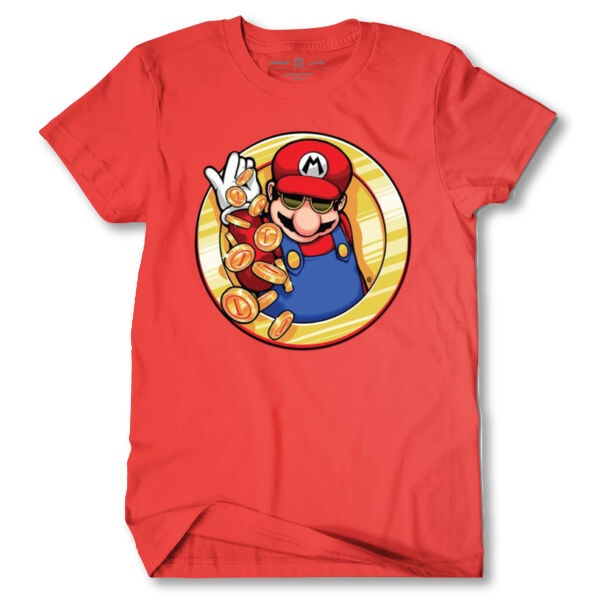 Mario Coins Tshirt By Lorans Thumbnail