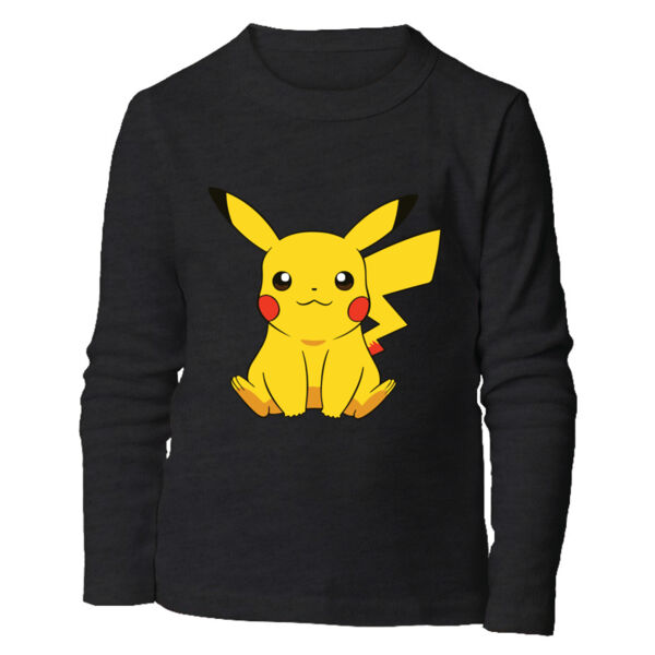 Pikachu Kids Long Sleeve Shirt By Lorans Thumbnail