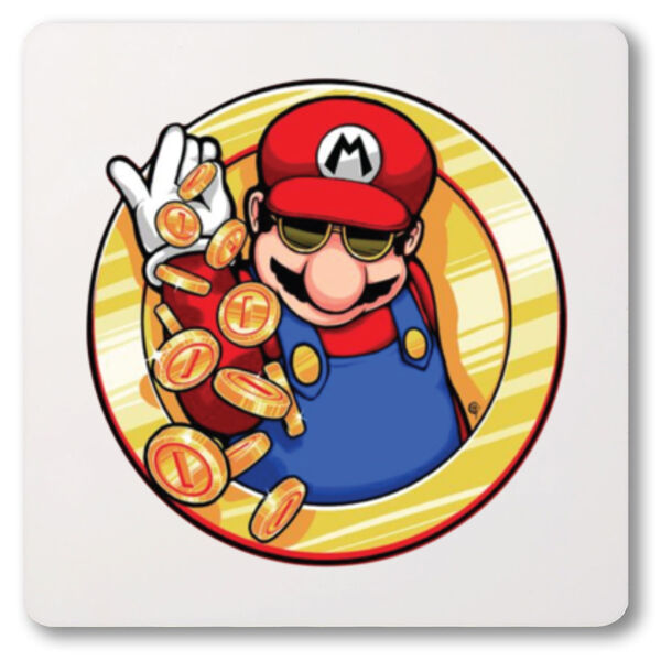 Mario Coin Coaster By Lorans Thumbnail