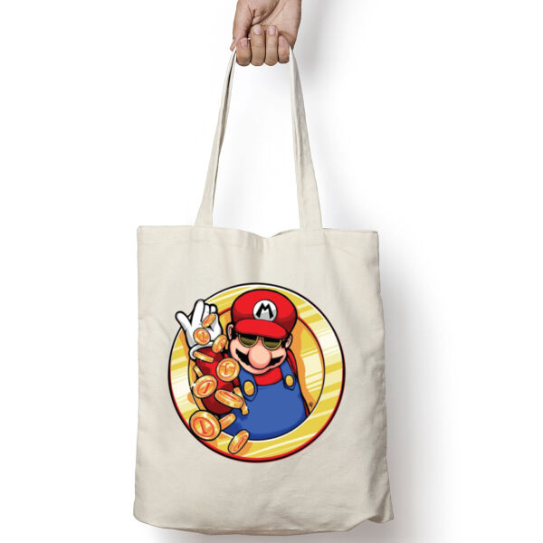 Mario Coin Tote Bag By Lorans Thumbnail