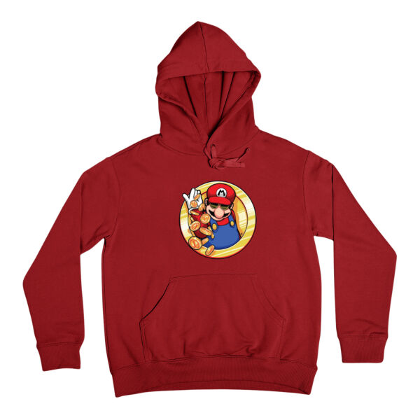 Mario Coin Hoodie By Lorans Thumbnail