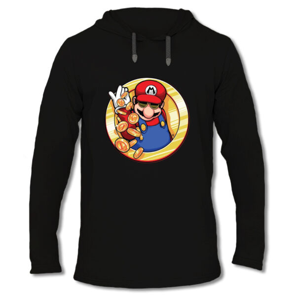 Mario Coin Light Hoodie By Lorans Thumbnail