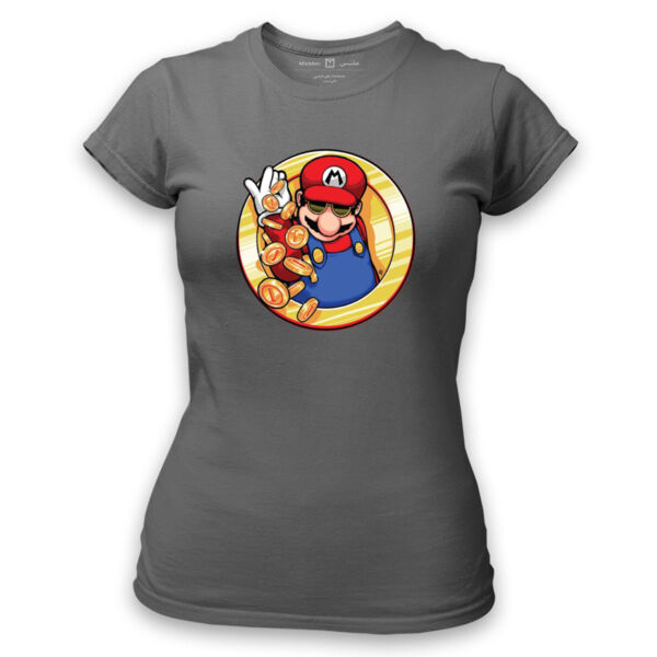 Mario Coin Womens Tshirt By Lorans Thumbnail