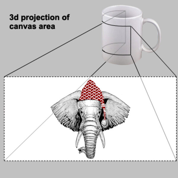 Elephant Shmagh Christmas Hat Thumbnail