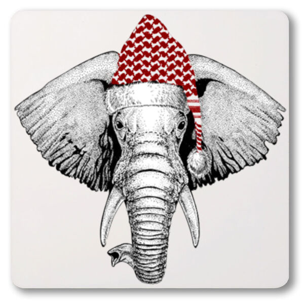 Elephant Shmagh Christmas Hat Thumbnail