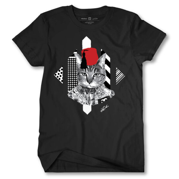 Cat tarboush Tshirt Thumbnail