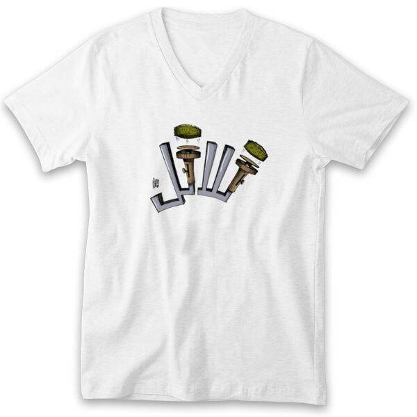Falafel Machine V-neck Tshirt Thumbnail