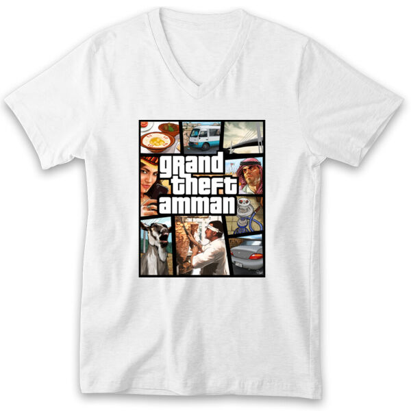 GTAmman V-neck Tshirt Thumbnail