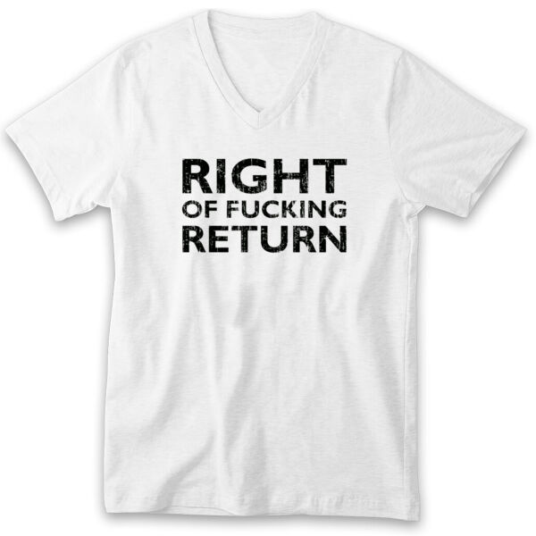Right of Return V-neck Tshirt Thumbnail