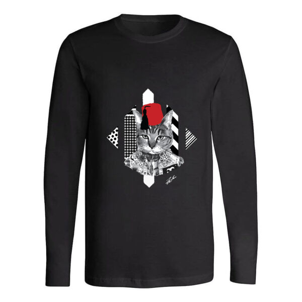 Cat Tarboush Long Sleeve Shirt Thumbnail