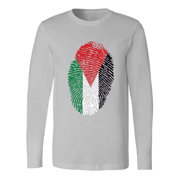 Palestine Fingerprint Long Sleeve Shirt Thumbnail
