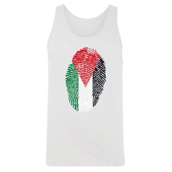 Palestine Fingerprint Men Tank Top Thumbnail