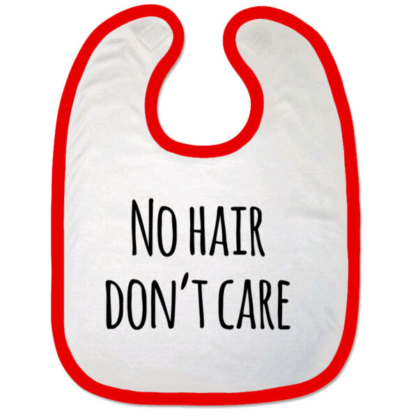 No Hair Dont Care Bib Thumbnail