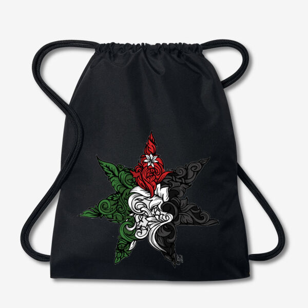 Jordanian Floral Star Gym Bag Thumbnail