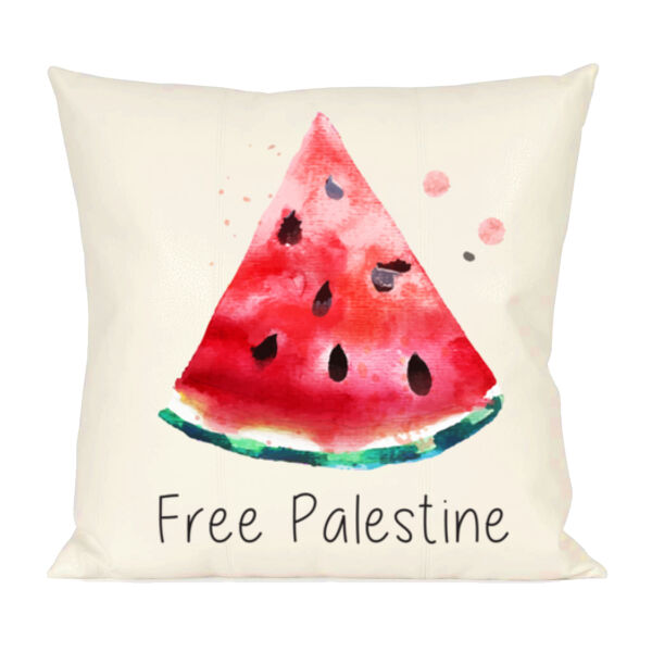 Free Palestine Watermelon Pillow Thumbnail