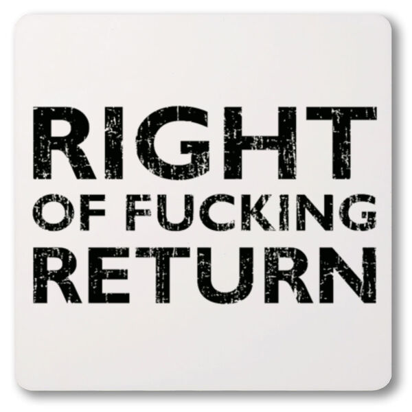 Right of Return Coaster Thumbnail