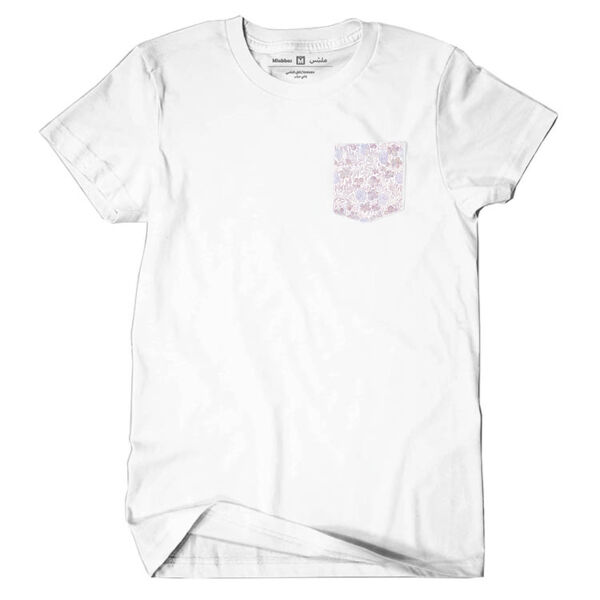 Flower Pattern Tshirt With Pocket Thumbnail