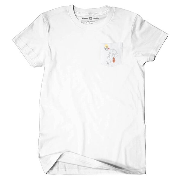 Line Art Tshirt With Pocket Thumbnail