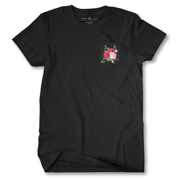 Flowers Tshirt With Pocket Thumbnail