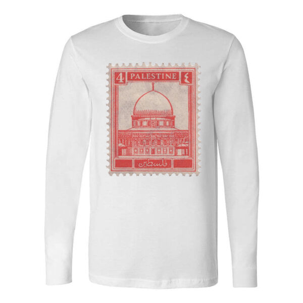 Palestine Stamp Long Sleeve Shirt Thumbnail