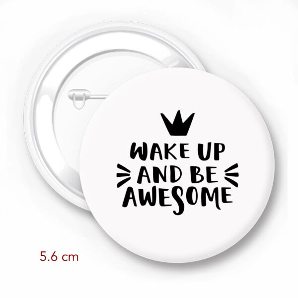 Wake Up And Be Awesome Pin Thumbnail