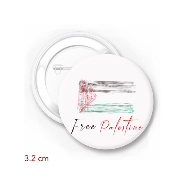 Free Palestine Pin Thumbnail
