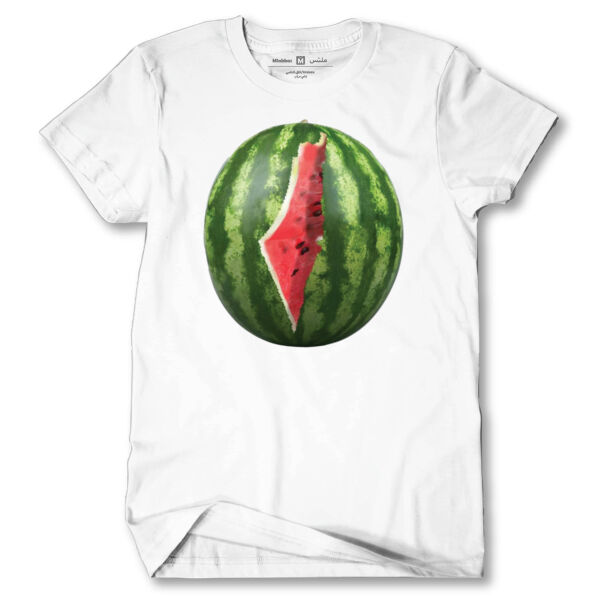 Palestine Map Watermelon Tshirt Thumbnail