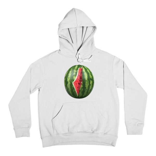 Palestine Map Watermelon Hoodie Thumbnail