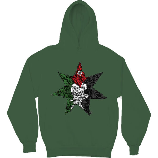 Jordanian Floral Star Hoodie Thumbnail