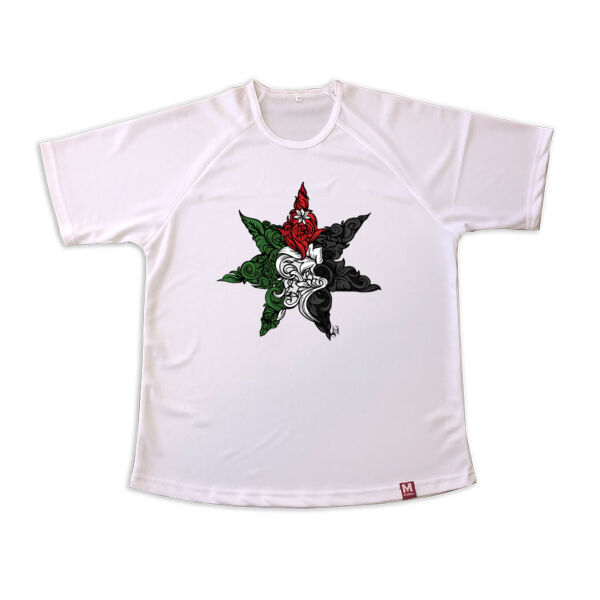 Jordanian Floral Star Tshirt Thumbnail