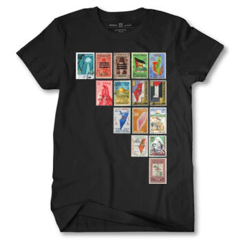 Palestine Stamps Tshirt Thumbnail