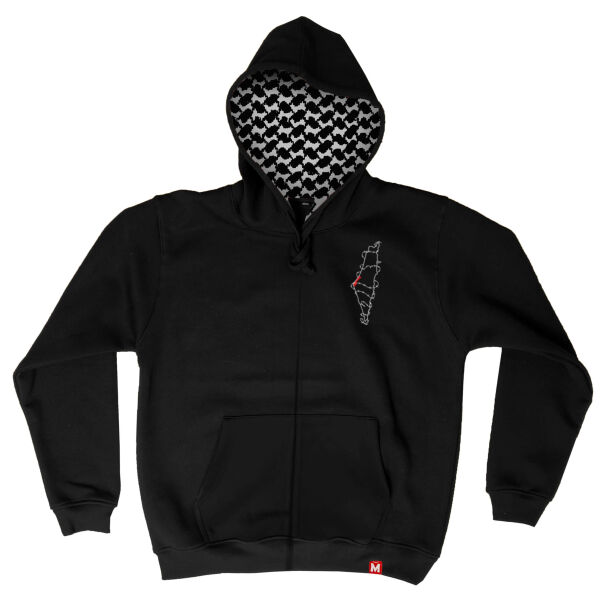 Gaza Under Siege Hatta Zipper Hoodie Thumbnail