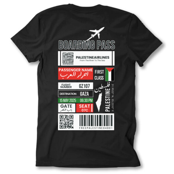 Palestine Airkine Tshirt Thumbnail