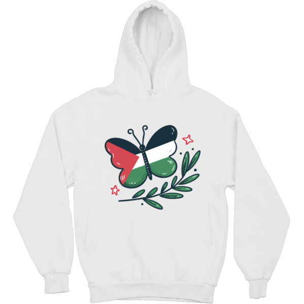 Butterfly In Palestine Kids Hoodie Thumbnail