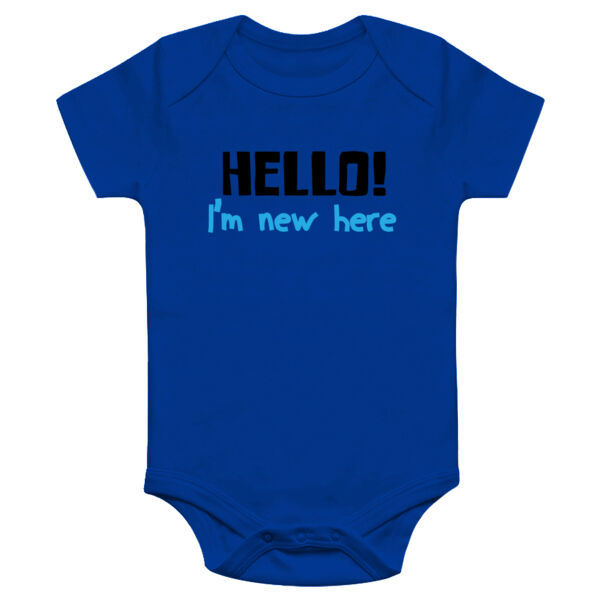 HELLO! I'm new here Onesie Thumbnail
