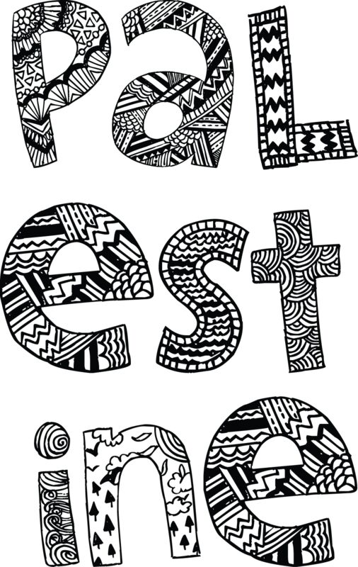 Palestine Flag Coloring Page Coloring Pages