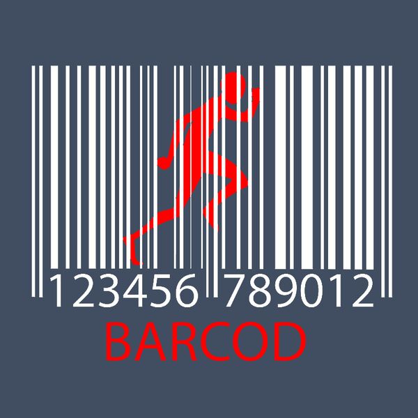 Barcode (on dark) - by Qamar Aljouhari Thumbnail