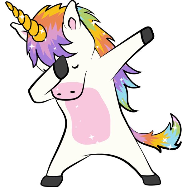 Dabbing Unicorn - By Dana Naghway Thumbnail