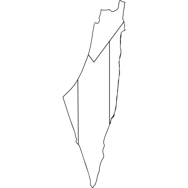 Palestine Map Doodle Thumbnail