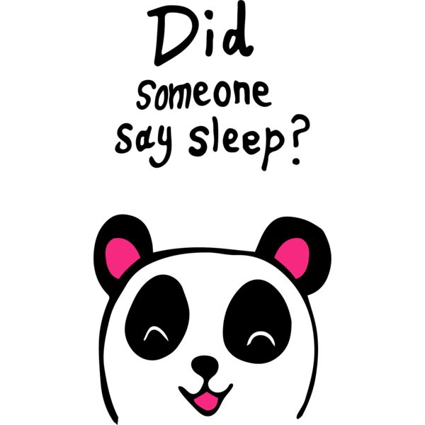 Panda Did Someone Say Sleep Thumbnail